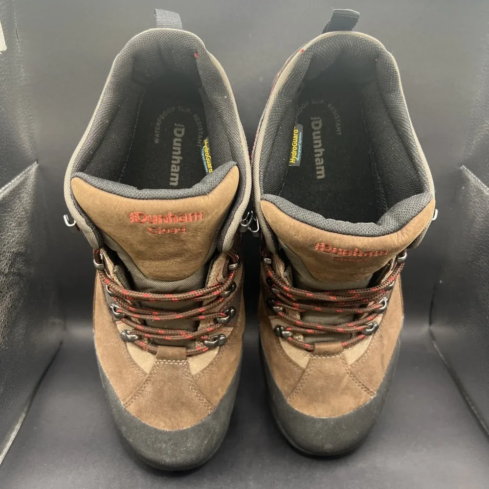 Dunham Cloud Mens 12 4E Waterproof Leather Hiking Boots Brown Mid Hiker MCR6630B